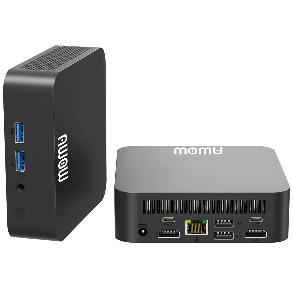 Clawdot AI Hub Intel N100 Mini PC on a desk