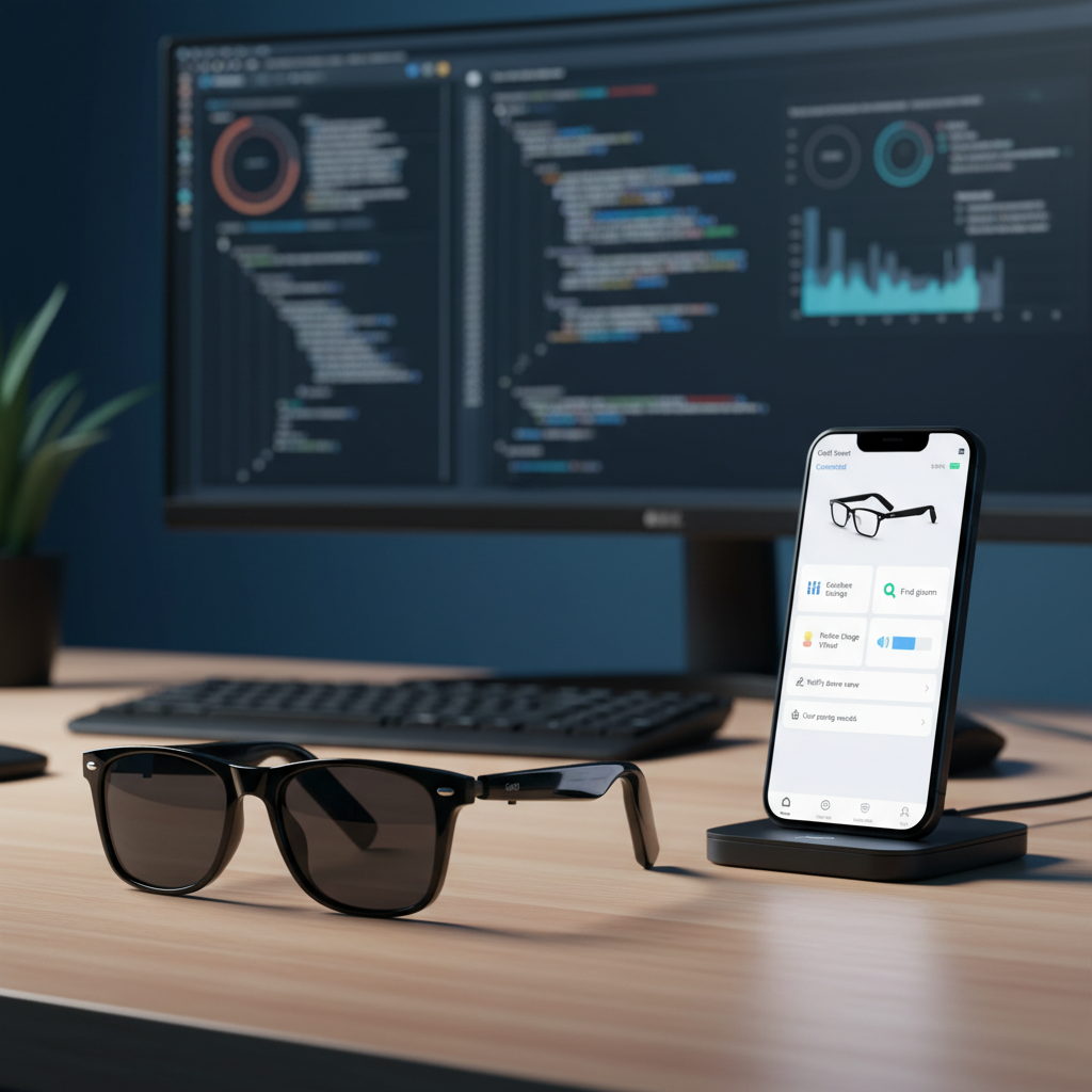 Clawdot GETD Audio-Interface Smart Glasses | AI Translator & Assistant