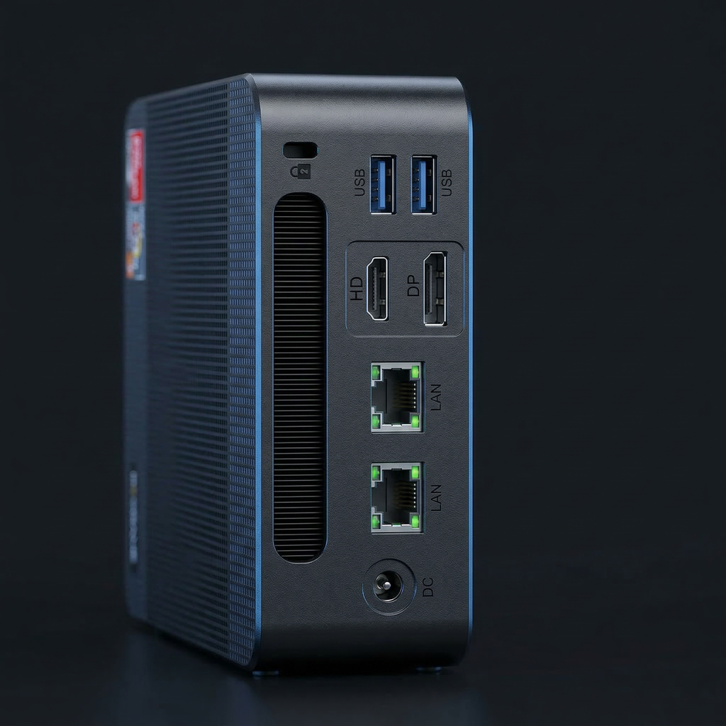 Clawdot BOSGAME P4 | AMD Ryzen 7 5700U 32GB RAM 1TB SSD | AI Ready Gaming Mini PC with Triple 4K Support